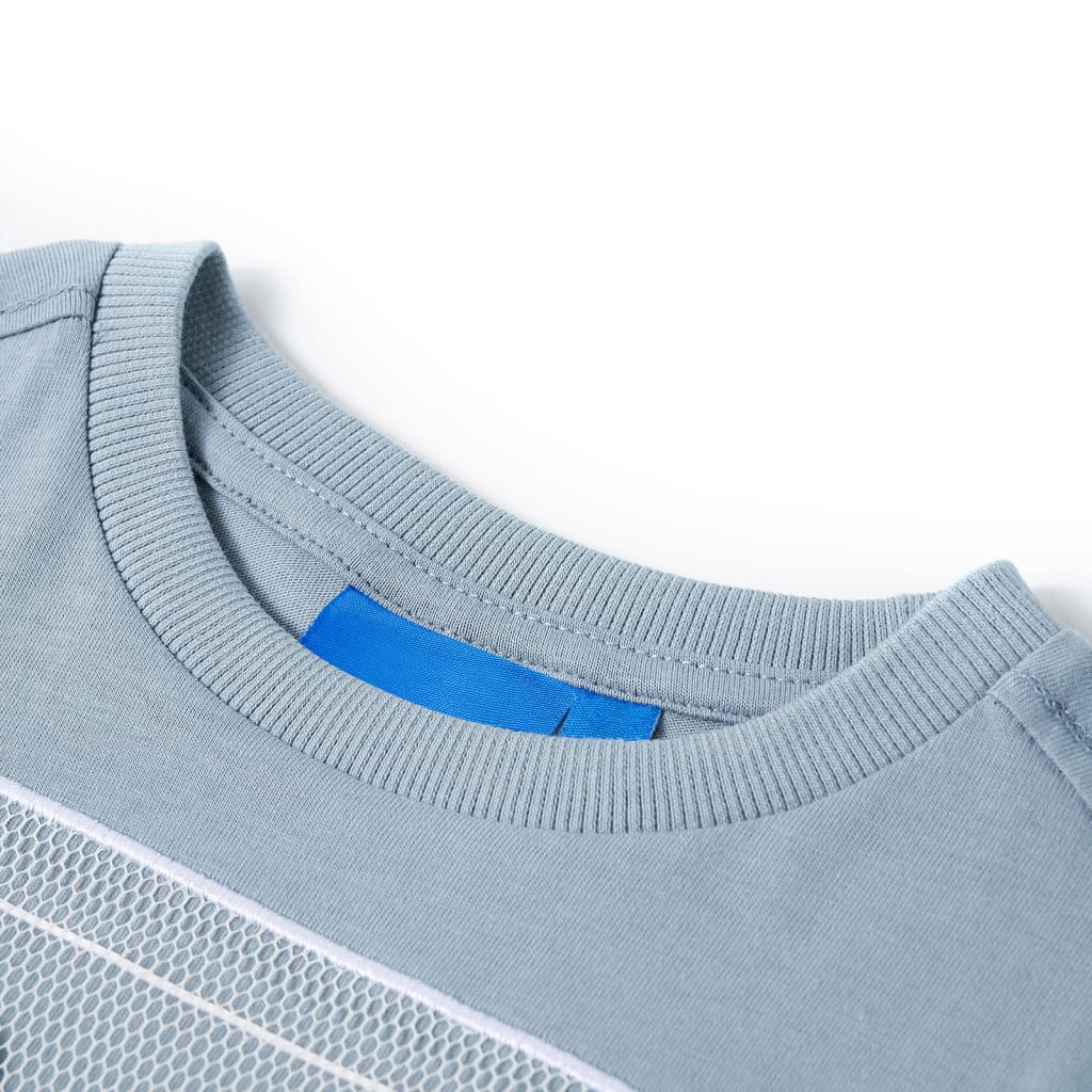 Vidaxl Child's Shirt à manches longues 140 bleu clair