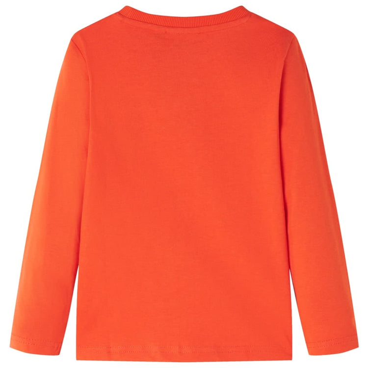 Vidaxl Children's Shirt à manches longues 104 orange vif
