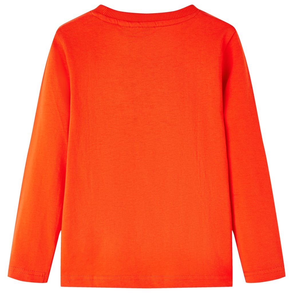 Vidaxl Child's Shirt à manches longues 128 ORANGE BRIGHT