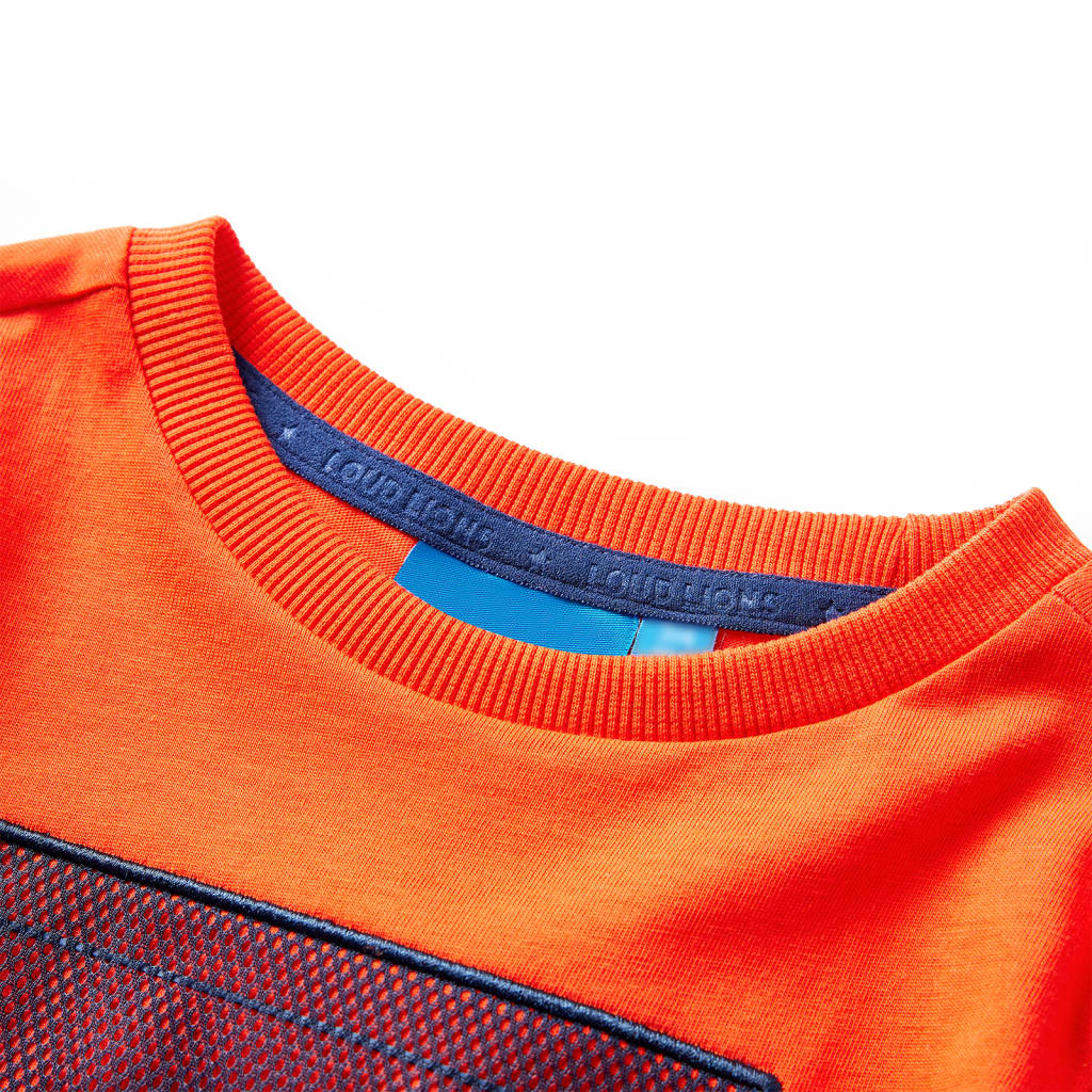 Vidaxl Child's Shirt à manches longues 140 orange vif