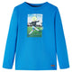 Vidaxl Child's Shirt à manches longues 128 Cobalt Bleu