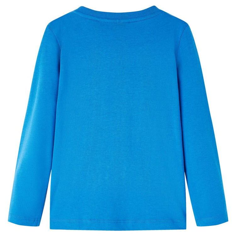 Vidaxl Child's Shirt à manches longues 128 Cobalt Bleu
