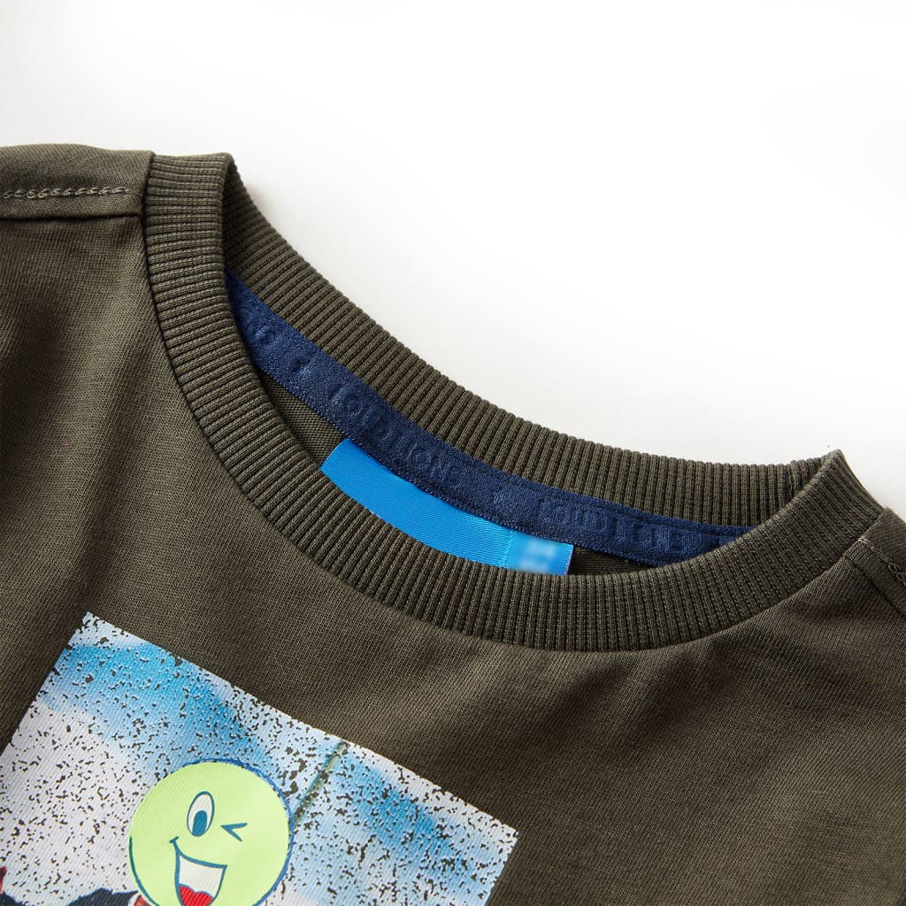 Vidaxl Child's Shirt à manches longues 92 Kakikientig
