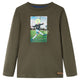 Vidaxl Child's Shirt à manches longues 116 Kakikientig