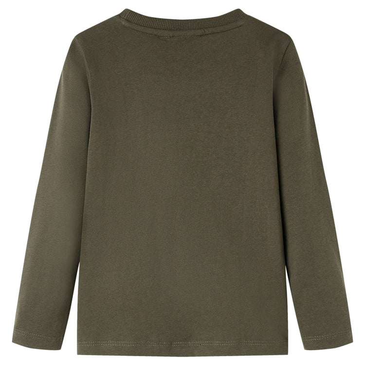 Vidaxl Child's Shirt à manches longues 128 Kakikientig