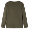 Vidaxl Child's Shirt avec manches longues 140 kack -colored