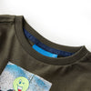 Vidaxl Child's Shirt avec manches longues 140 kack -colored