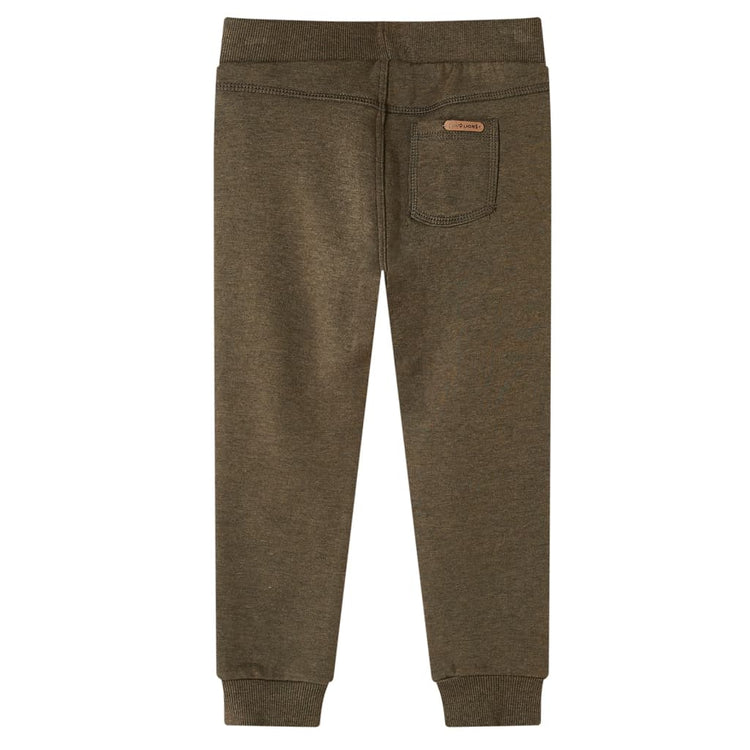 Vidaxl pantalon de jogging pour enfants 116 kakikentre mixte