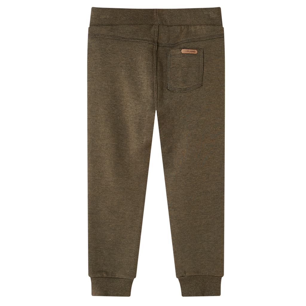 Vidaxl pantalon de jogging pour enfants 140 kakikentig mixte