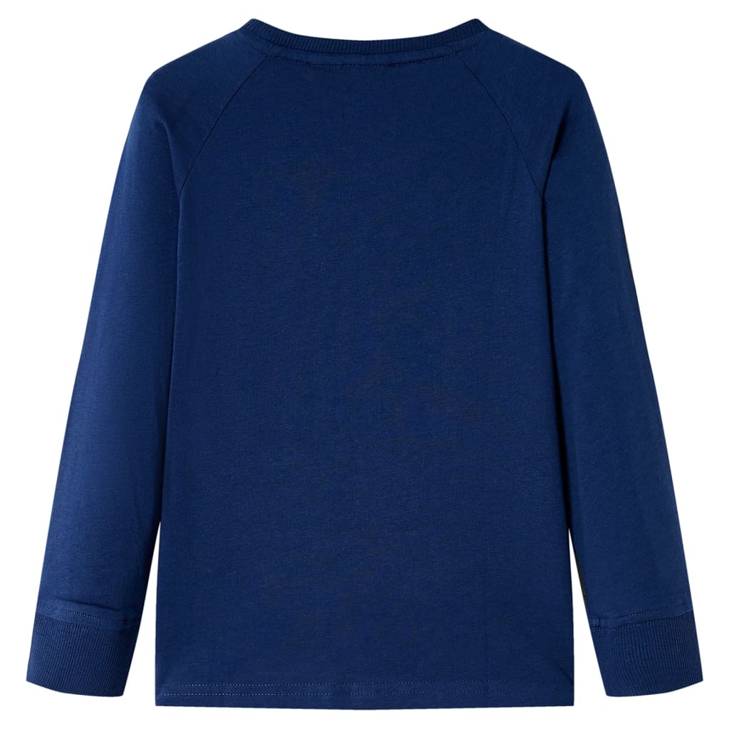 Vidaxl Child's Shirt à manches longues 92 bleu marine