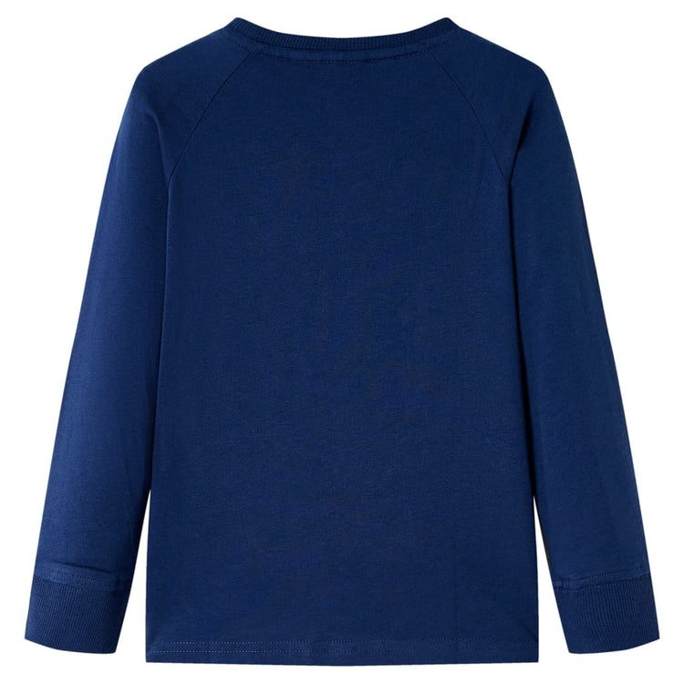 Vidaxl Child's Shirt à manches longues 104 bleu marine