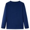 Vidaxl Child's Shirt à manches longues 116 bleu marine