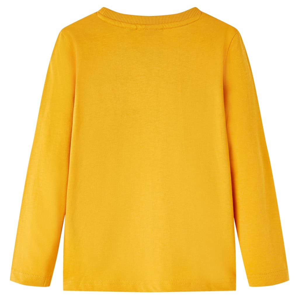 Vidaxl Children's Shirt avec manches longues 92 Ochère -colored