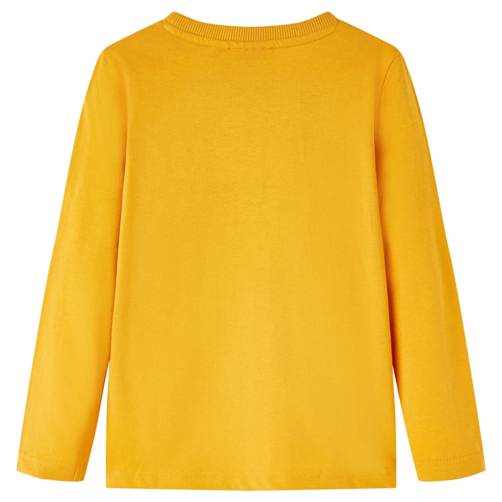 Vidaxl Children's Shirt à manches longues 116 Ochère -colored