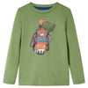 Vidaxl Children's Shirt avec manches longues 116 Light -loft -Colored