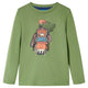 Vidaxl Child's Shirt à manches longues 128 Kakikientig léger
