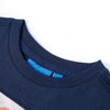 Vidaxl Child's Shirt à manches longues 116 bleu marine mixte