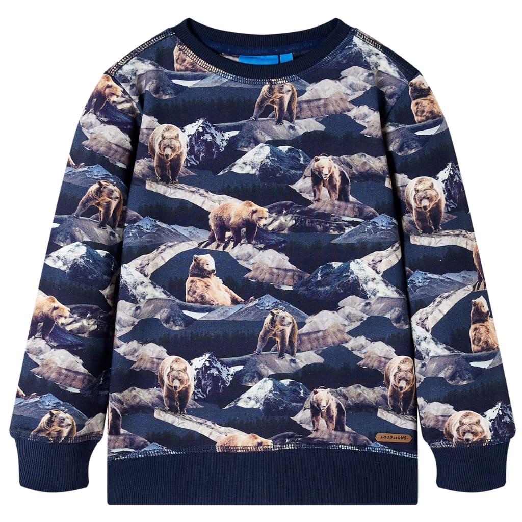 Vidaxl Pull pour enfants 104 bleu marine