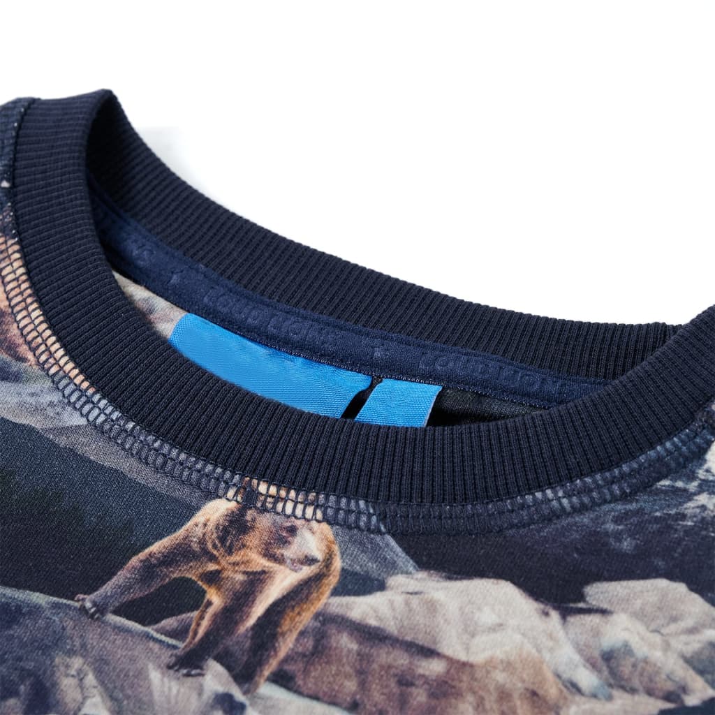 Pull pour enfants Vidaxl 128 bleu marine