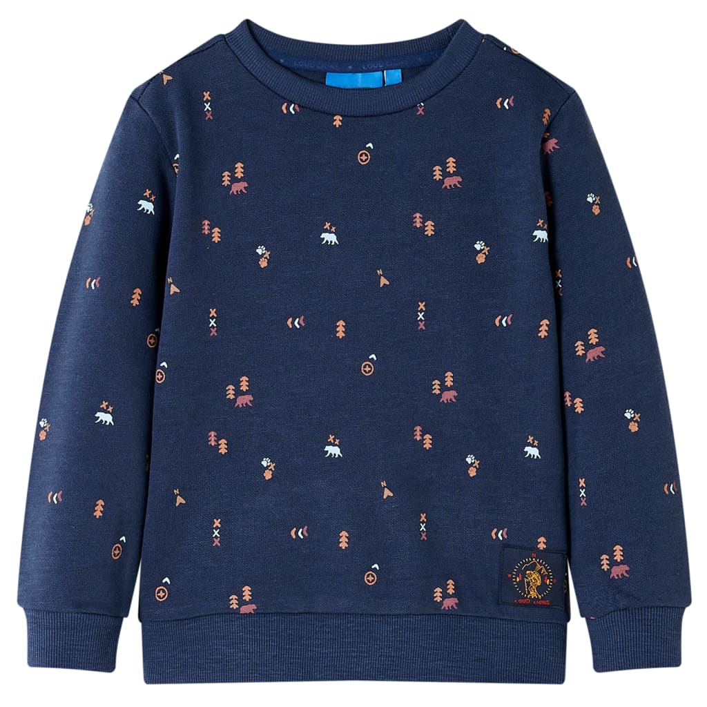 Vidaxl Pull pour enfants 92 Bleu marine mixte