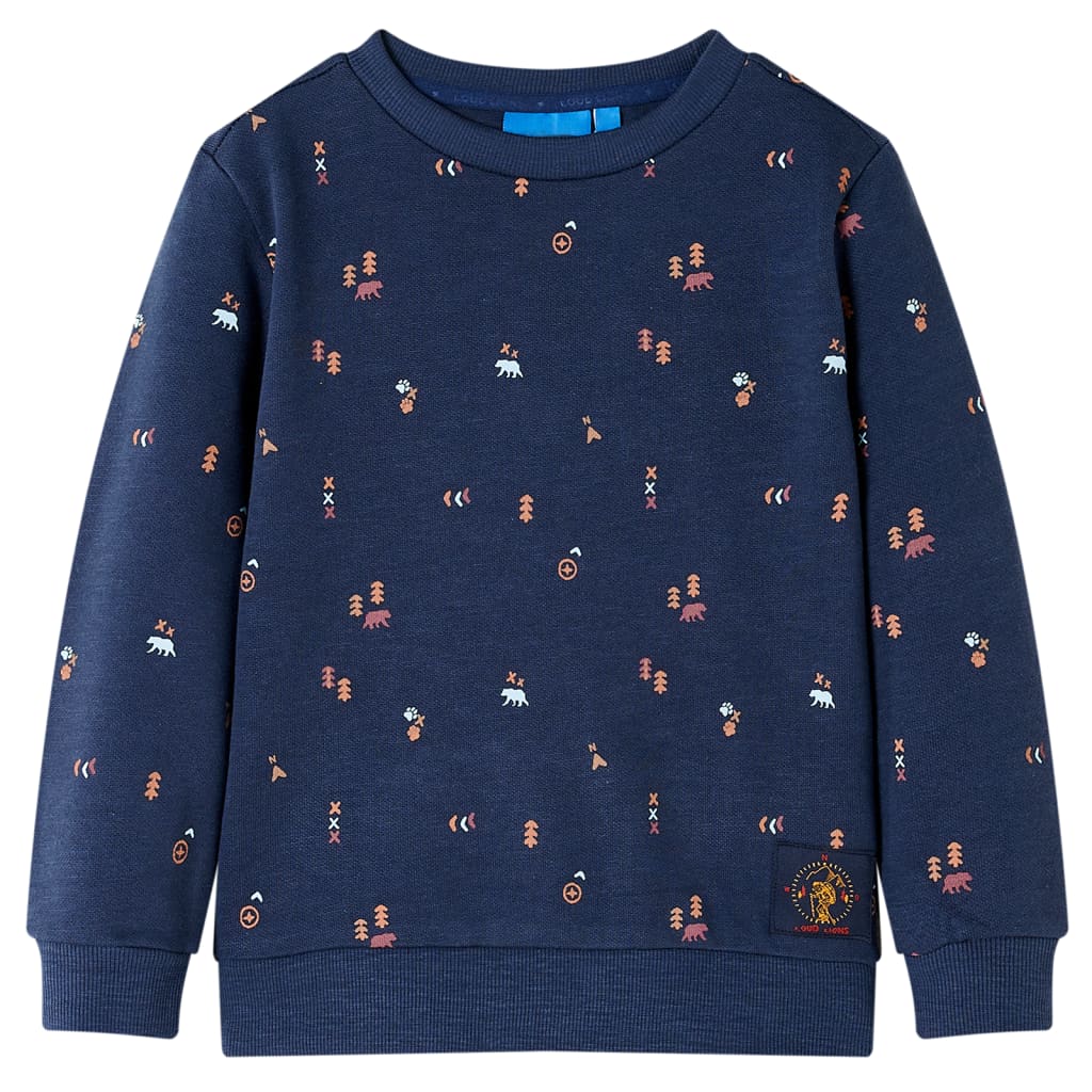 Vidaxl Pull pour enfants 92 Bleu marine mixte