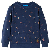 Pull pour enfants Vidaxl 116 Bleu marine mixte - afbeelding 1