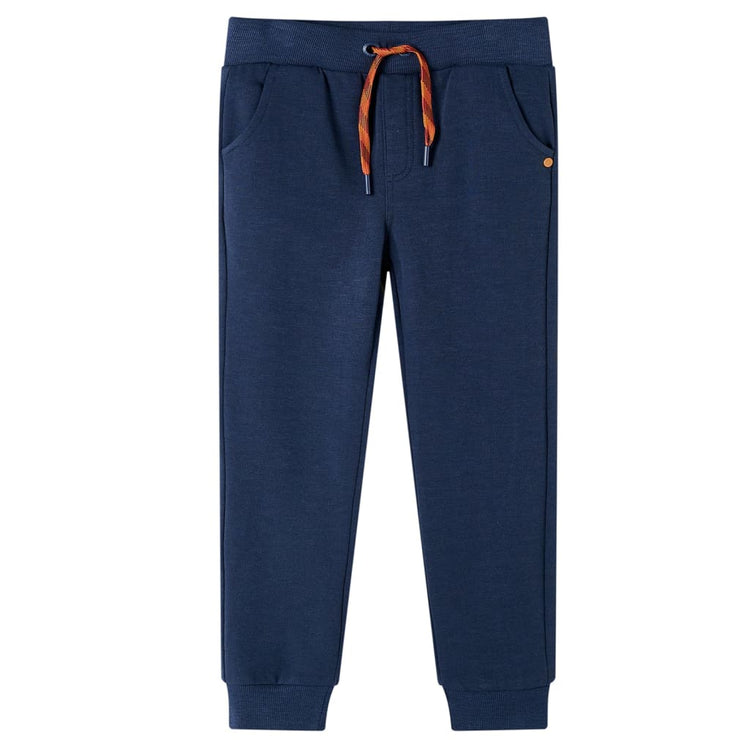 Vidaxl pantalon de jogging pour enfants 116 bleu marine mixte