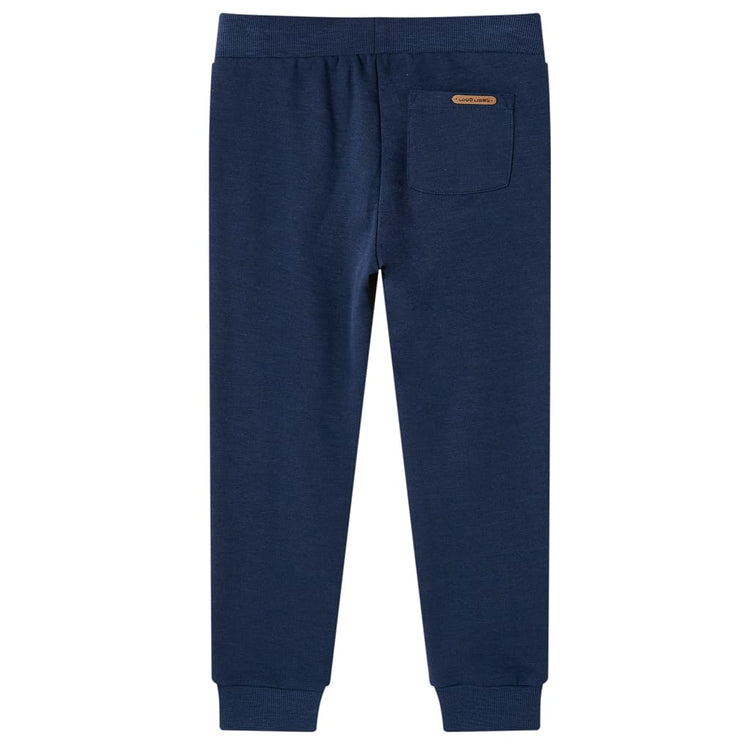 Vidaxl pantalon de jogging pour enfants 140 bleu marine mixte