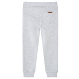 Vidaxl pantalon de jogging pour enfants 92 gris mixte - afbeelding 2