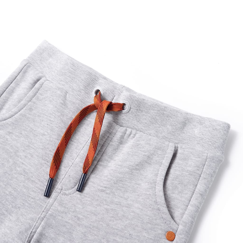 Vidaxl pantalon de jogging pour enfants 92 gris mixte