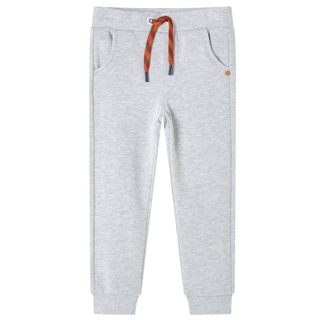 Vidaxl pantalon de jogging pour enfants 104 gris mixte