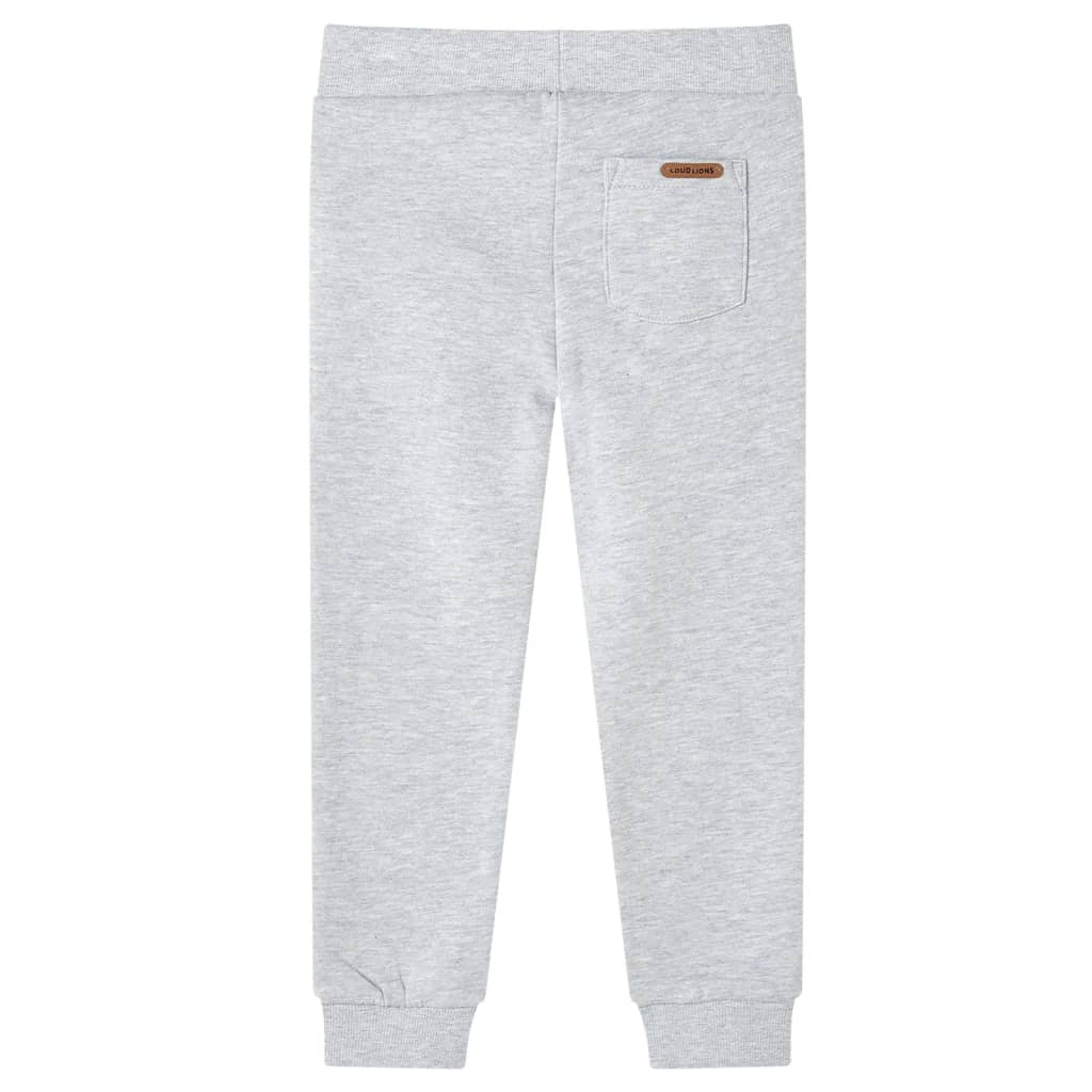 Vidaxl pantalon de jogging pour enfants 104 gris mixte