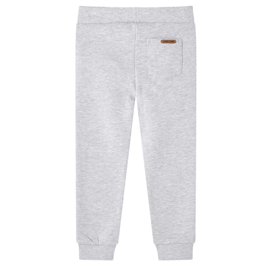 Vidaxl pantalon de jogging pour enfants 128 gris mixte