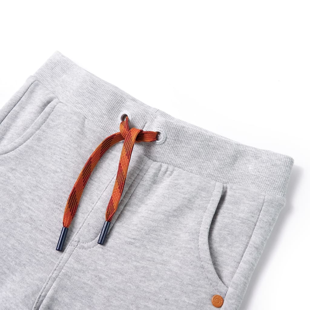 Vidaxl pantalon de jogging pour enfants 140 gris mixte