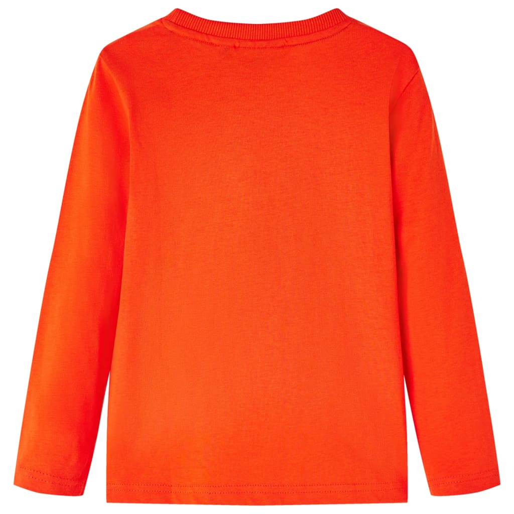 Vidaxl Child's Shirt à manches longues 116 Brightroranje