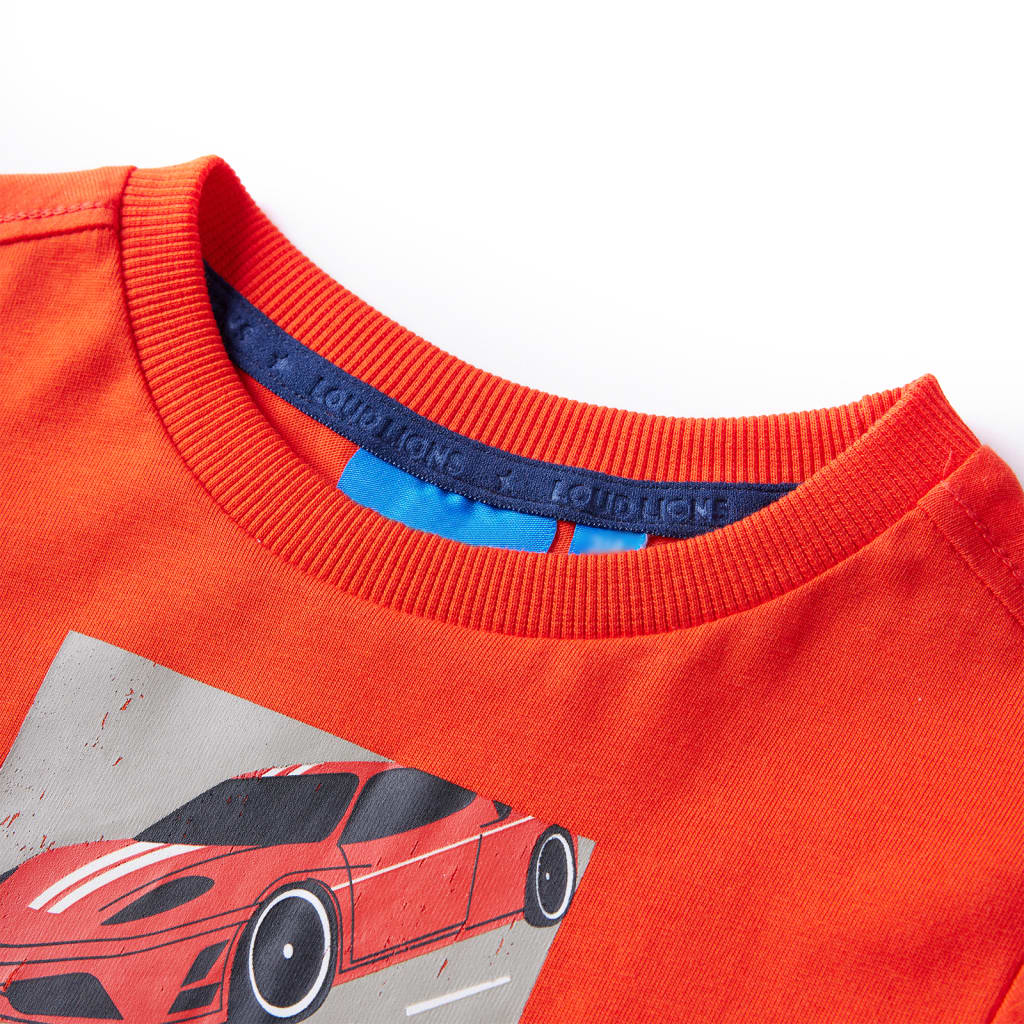 Vidaxl Child's Shirt à manches longues 116 Brightroranje