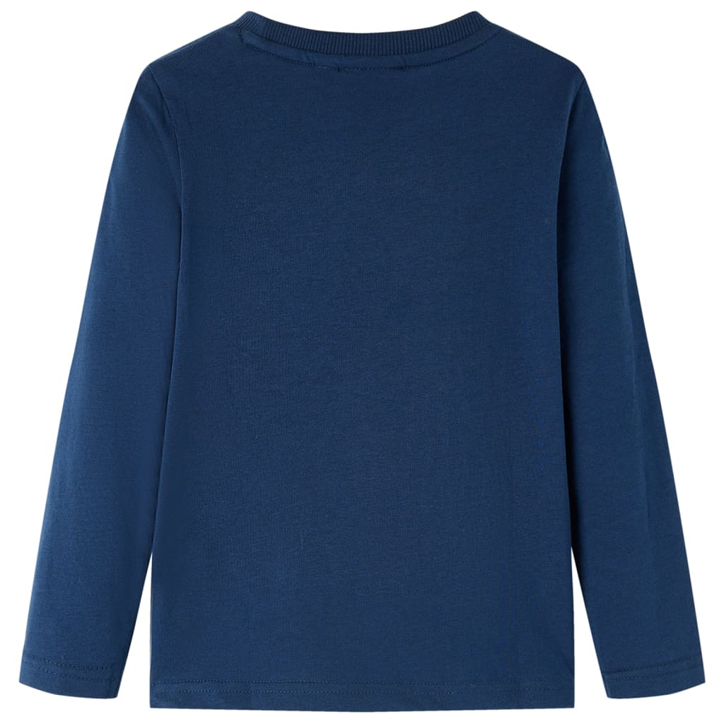 Vidaxl Child's Shirt à manches longues 92 bleu marine