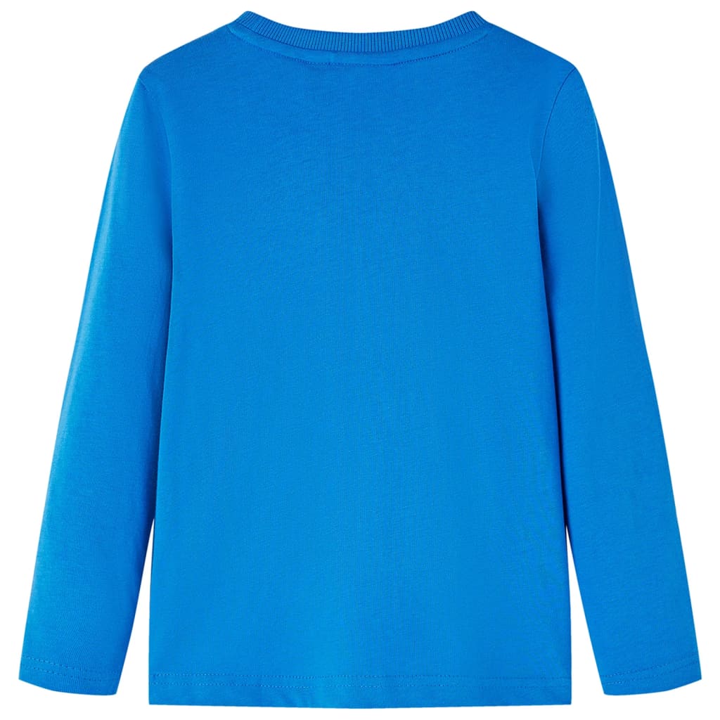 Vidaxl Child's Shirt à manches longues 92 Cobalt Blue