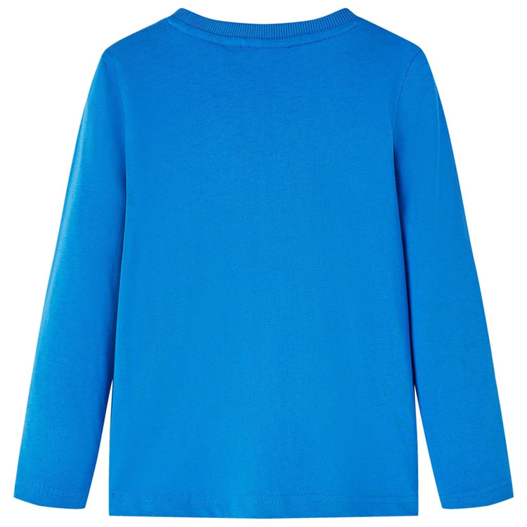 Vidaxl Child's Shirt à manches longues 92 Cobalt Blue