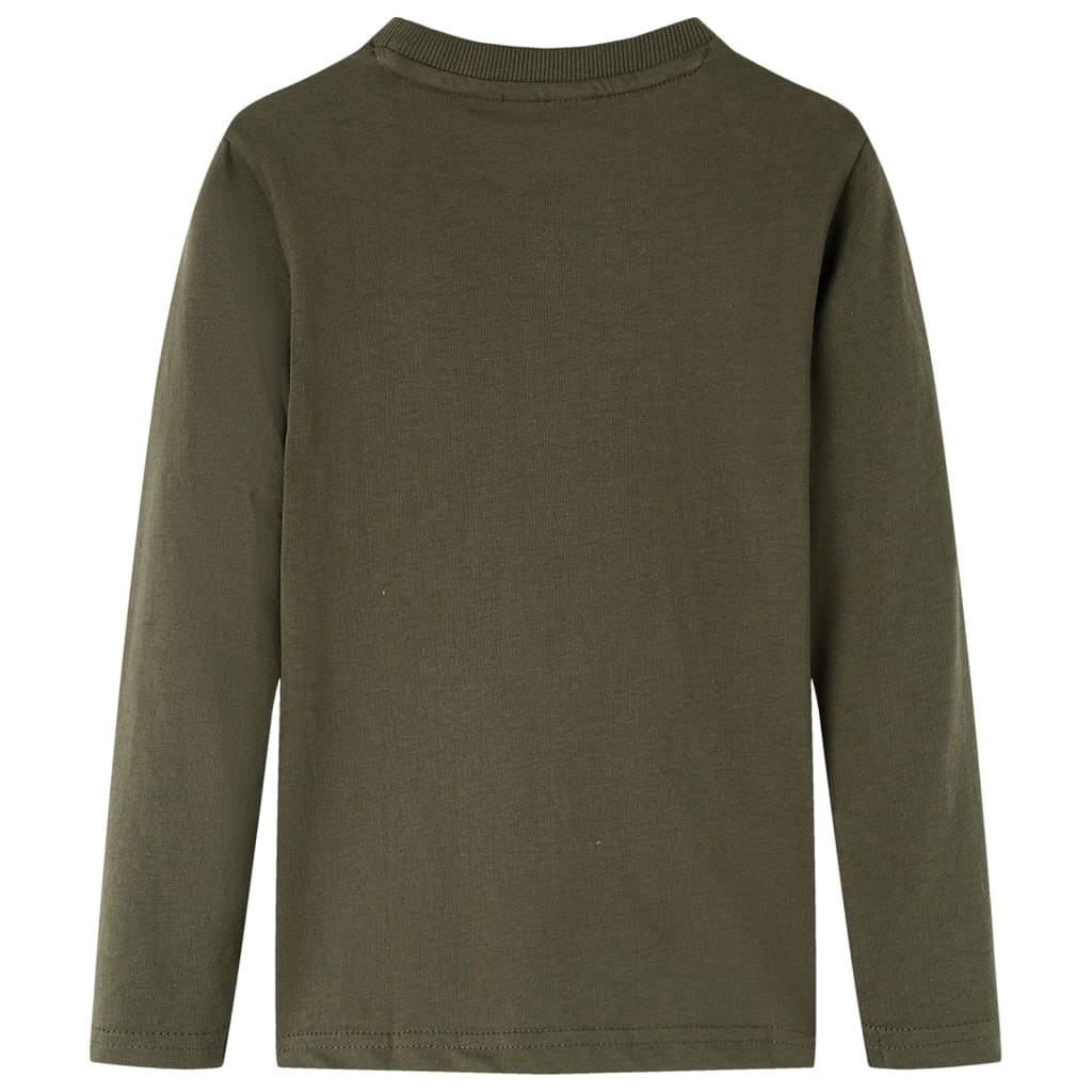Vidaxl Child's Shirt à manches longues 92 Kakikientig