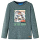 Vidaxl Child's Shirt à manches longues 116 vert foncé mixte