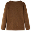 Vidaxl Children's Shirt à manches longues 116 COLOR COGNAC MIXE
