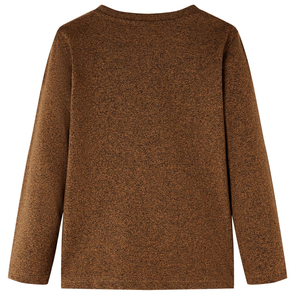 Vidaxl Children's Shirt à manches longues 140 COLOR COGNAC MIXE