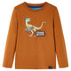 Vidaxl Children's Shirt à manches longues 104 colored cognac