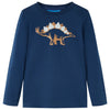 Vidaxl Child's Shirt à manches longues 92 bleu marine