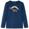 Vidaxl Child's Shirt à manches longues 140 bleu marine