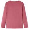 Vidaxl Child's Shirt à manches longues 92 rouge foncé