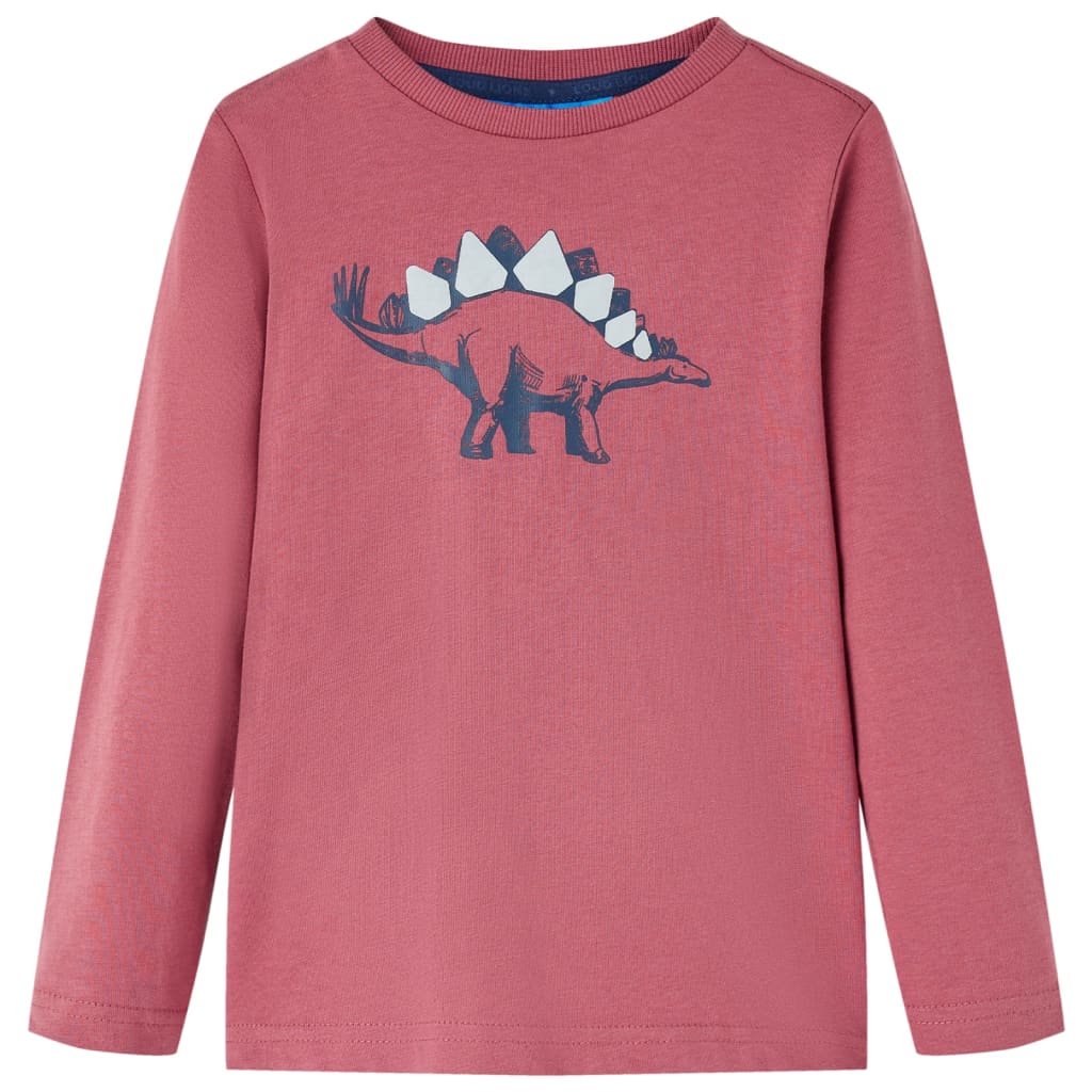 Vidaxl Child's Shirt à manches longues 140 rouge foncé