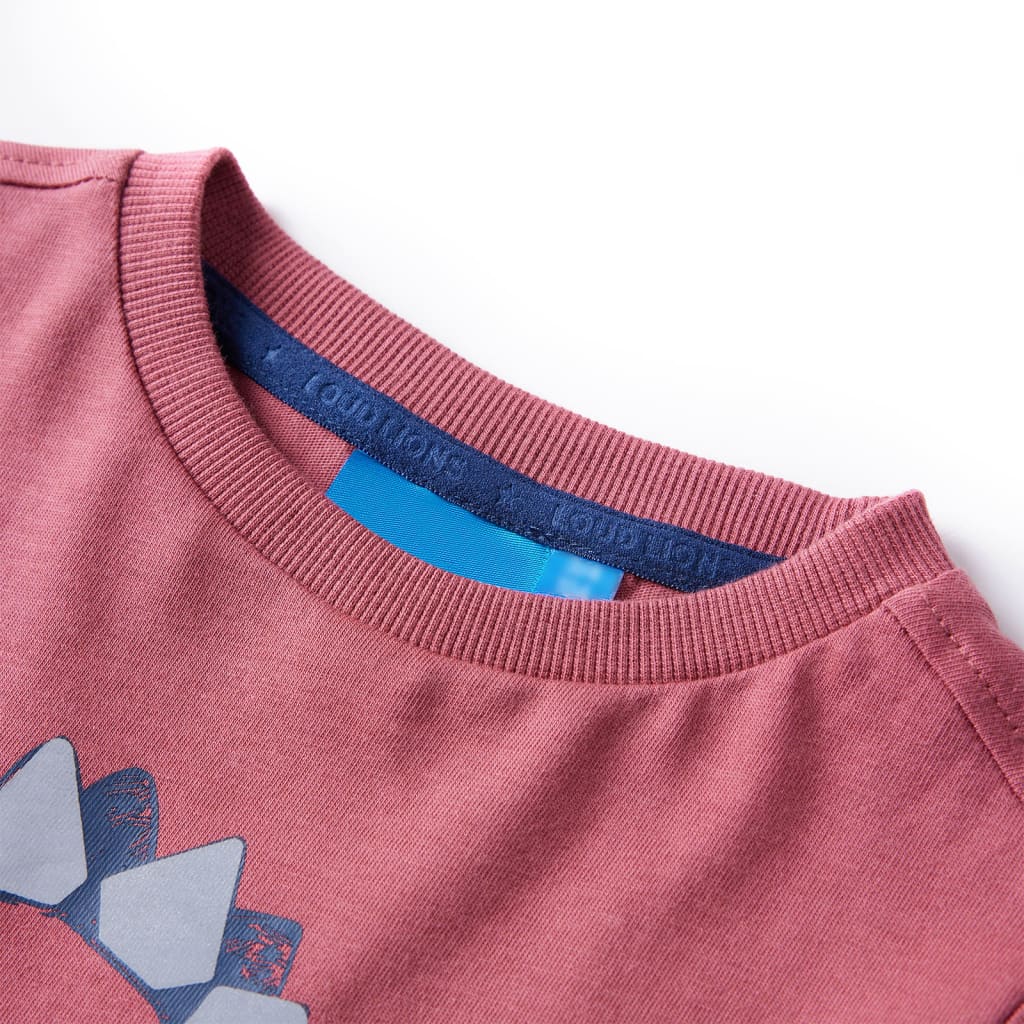Vidaxl Child's Shirt à manches longues 140 rouge foncé