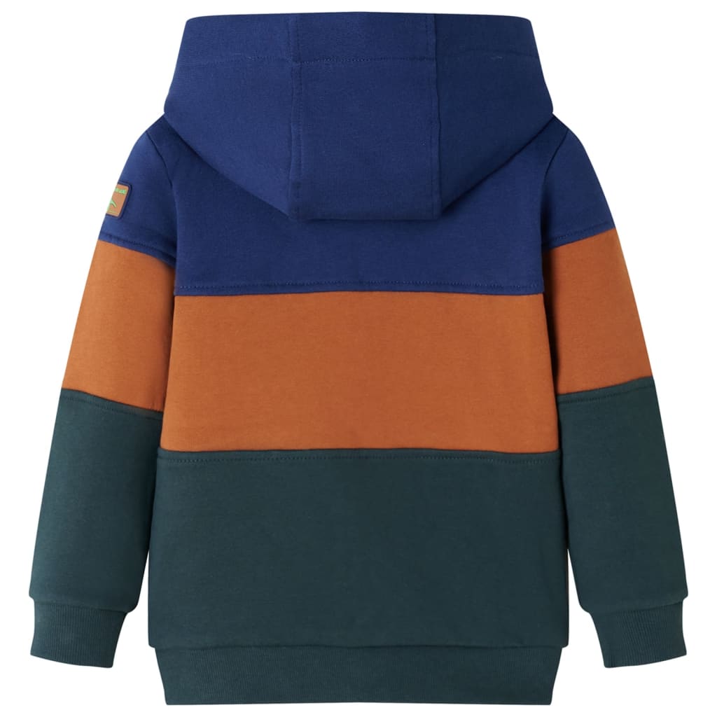 Vidaxl gilet pour enfants avec capuche et fermeture à glissière 92